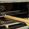 BBQ Tools Ovenborstel Draad Pizza Steen Reinigingsborstel met Schraper Grill Accessoires