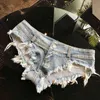 Meileiya 8871 # Sommar Kvinnor Jeans Shorts Byxor Super Short Sexy Nightclub Women's Wear