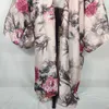 Vêtements ethniques Robes africaines pour femmes Mode Floral Irrégulier Manches longues Kimonos Traditionnel Musulman Abaya Cardigans RamadanEthnic