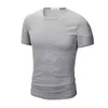 Модная мужская футболка, приталенная футболка с круглым вырезом, мужские рубашки с короткими рукавами, повседневная футболка, футболки, мужская рубашка с принтом M-3XL234U