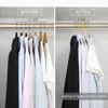 20個ピンクの服ハンガーゴールドフック滑り止め衣服ハンガーワードローブストレージアーティファクト成人モデル220408