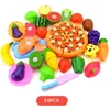 Fruit Vegetable Toy Cutting Kitchen Sets Pretend Play Plastic Food s Up 220725