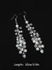 Headpieces Trendy Wedding Women Headdress Earrings Set Crystal Pearls Headband Silver Hair Vine Banquet Prom Bridal AccessoriesHeadpieces