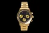 TW Vintage-Uhr, Durchmesser 37 mm, 7750 laufende Sekunden, Zeitmessung, mechanisches Handwerk, Saphirspiegel, Panda-Platte, leuchtende Zeiger