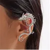 Dragon Ear Clip Vintage Punk Jewelry Akcesoria Kolczyki dla kobiet i mężczyzn Clip na kolczykach Boucle Oreille Femme Party GC1177