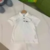 Boys' short sleeved T-shirt summer tide brand Polo suit children's clothes fog girls' fashion loose cotton suit middle-aged children