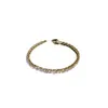 Trendy Design 14K Gold Plated Geometric Zircon Tennis Bracelet for Women Girl Accessories Korean Fashion Jewelry AAA Zircon Party 9481624