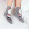 Socks & Hosiery Pairs S Women Crew Cartoon Animal For Girls Lady Casual Dress Cotton Gift Sock Calcetines Puppy Dog AnimadosSocks