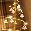 سلاسل عيد الميلاد الكريستال ليلا ضوء شجرة ألعاب غرفة المعيش