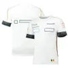 F1 티셔츠 포뮬러 1 팀 로고 티셔츠 남자와 여자 여름 인쇄 통기성 짧은 슬리브 탑 레이싱 팬 티셔츠 저지