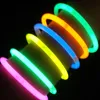 50/100Pcs Glow Stick Safe Light Stick Necklace Bracelets 7 Color Fluorescent For Event Festive Party Concert Decor Neon