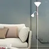 Lámparas de pie Moderna 2 cabezas LED Diseño ajustable Luz de pie Sala de estar Lámpara de noche Oficina Estudio Hogar Deco Drop ShipFloor