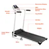 Motorized Treadmill 1.5HP Electric Folding Treadmill Adjustable Household Running Machine With LCD Monitor US Plug