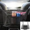 Car Organizer Wide Application Large Capacity Pet Mesh Mobile Phone Net Holder Keep Neat Space Saving Tablet Durable Back Seat