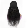 Jerry Curly Lace Frontal Wig 13x4 Pelucas delanteras Cabello humano Precedido 10a Cabello remy brasileño Color natural para mujeres negras Glu15552559