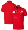F1 F1 Racing T-shirt Fórmula 1 Masculino Lapel Quick Dry Polo Polo Team Uniformes Tops