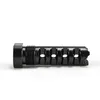 Tactical Accessories Spiral 3 in 1 CNC Muzzle Brake Stainless Steel 5/8-24RH to 13/16-16 Outer Sleeve with Crush Washer for .308 Compensator 40 .45 ACP
