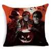 Coussin / Oreiller Décoratif Terrible Clown Linge Exquis Siège Chaise Taie D'oreiller Couvre Halloween Décoratif Effrayant Motif Voiture Maison Coussin Co