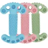 공격적인 씹는 사람을위한 개 씹기 장난감 어금니 뼈 모양 중간/대형 개 애완견 용품을위한 대화식 훈련 장난감