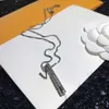 19 Stijl Ontwerpers Paar Ketting Mode Vrouwen 18K Vergulde Luxe Slot Hanger Kettingen Mannen Rvs Ketting Hiohop Sieraden