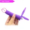 Sex toys masager Penis Husband and Wife Resonance Men's Wear Massager Two Pronged Approach ZKD3