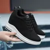 8.5 cm höjd ökar kvinnans plattform sneakers vita non-slip snörning loafers kvinna damer kilskor chaussure femme 220520