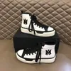 Casual skor män och kvinnor skor hög kvalitet lyx designer märke hög topp sneakers canvas sneakers mycket bra bekväm sportsko ny