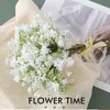 Decorative Flowers & Wreaths Bunch 3 Stems White Gypsophila Artificial Flower Bridal Wedding Bouquet Home Decor Fake FlowersDecorative