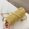 Frauen kreisförmige Crossbody -Tasche Luxusdesignerin Kette Handtasche Frauen hochwertige lila PU -Leder -Umhängetaschen Fashionbag250