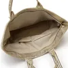 Kvällspåsar Grand Tote för Women Gold Canvas Shopping Totes Shoulder Bag Högkvalitativ Fashion Luxury Handväska