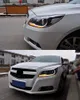 Strålkastare för Malibu LED-strålkastare 20 12-20 16 DRL Turn Signal LED Daytime Lights High Beam Angel Eye Projector Lens