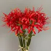 Elegant Artificial Equinox Flower Branch Home Living Room Decor Flores For Wedding Valentine's Day Decoration Photography Props 10Pcs