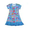 Girl039s Dresses Children Blue Princess Nightgowns Kids Spandex Girls Night Dress Sleepwear Baby Pajamas Nightdress9433430