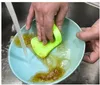 Siliconen Sponge Dish Washing Kitchen Woelgereedschap Borstelaccessoires Dubbelzijdige reinigingssponzen