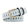 Belts Faux Leather Belt Lady Hollow Out Buckle Waist For Women Meatl Solid Retro Waistband Strap Jeans Dress