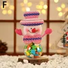 Decorações de Natal Plástico Candy jarra de armazenamento desenho animado Santa Santa Snowman Elk Ano Infantil Bag Festival Festival de Aniversário Decoração