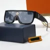 Designer Sunglass Fashion Street Sun Sun pour femmes hommes Goggle Adumbral 5 Options de haute qualité