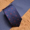 Men's Letter Tie Silk Necktie Gold Animal Jacquard Party Wedding Woven Fashion ties6.0cm