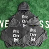 Повторите Meichao Hoodie вымыл и старый высокомерный отдых Терри свободный пуловер свитер мужская мода