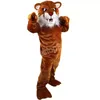 Högkvalitativ tiger och leopard maskot kostym halloween jul tecknad karaktär kläder kostym reklam broschyrer klädningar