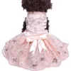 Pet Dog Apparel Bow Tutu Dress For Cats Skirt Summer Princess Wedding Dresses York Clothes