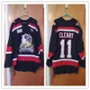 MTHR＃11 Daniel Cleary Grand Rapids Griffins White Men's Hockey Jersey Stitched Stitchedカスタマイズ任意の数と名前Jerseys