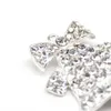 30 PCS/Lot Custom Pendants Clear Crystal Rhinestone Christmas Bells Charms for Xmas Gift/Decoration