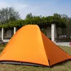 Rucksackzelte 2 Person Outdoor Camping Accessoires Aluminium Pole Lightweight Camping Zelt Tragbare Handtasche zum Wandern Reisen
