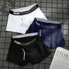 Boxer Hommes Sous-vêtements Hommes Coton Slip Mâle Pur Hommes Culottes Shorts Sous-Vêtements Boxer Shorts Confortable Coton Solide Sexy G220419