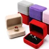 Double Ring Box Earrings Jewelry Packaging Case Storage Gift Jewelry Boxes Display Organizer Holder for Engagement Wedding