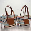 NOVITÀ Borse a tracolla Totes Summer Weaving Handbag Fashion Elephant Decoration Borsa a secchiello in tessuto Borse da donna firmate Borse a tracolla Shopper Borse Borsa 220629