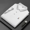 Men's Polos High End Brand Horse Logo Camisa bordada de lapela masculina Camiseta curta de manga curta 2022 Qualidade de verão Casual Wear Topmen's Men'smm