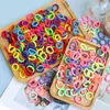 Leuke Elastics Rubber Haarbanden Vrouwen Scrunchie Meisjes Haar Gum Ties Hoofdbanden Haar Bobbles Accessoires Voor Kinderen Kinderen Baby AA220323