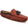 Lente zomer nieuwe mode britse stijl heren canvas casual erwt schoenen slippers man honderd leisure student mannen lui rijden overschoenen comfortabel ademend 38-47 2156